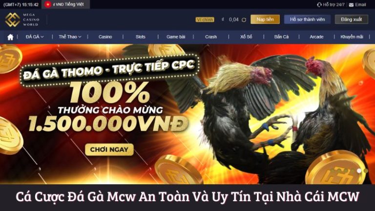 Read more about the article Cá Cược Đá Gà Mcw An Toàn Và Uy Tín Tại Nhà Cái MCW